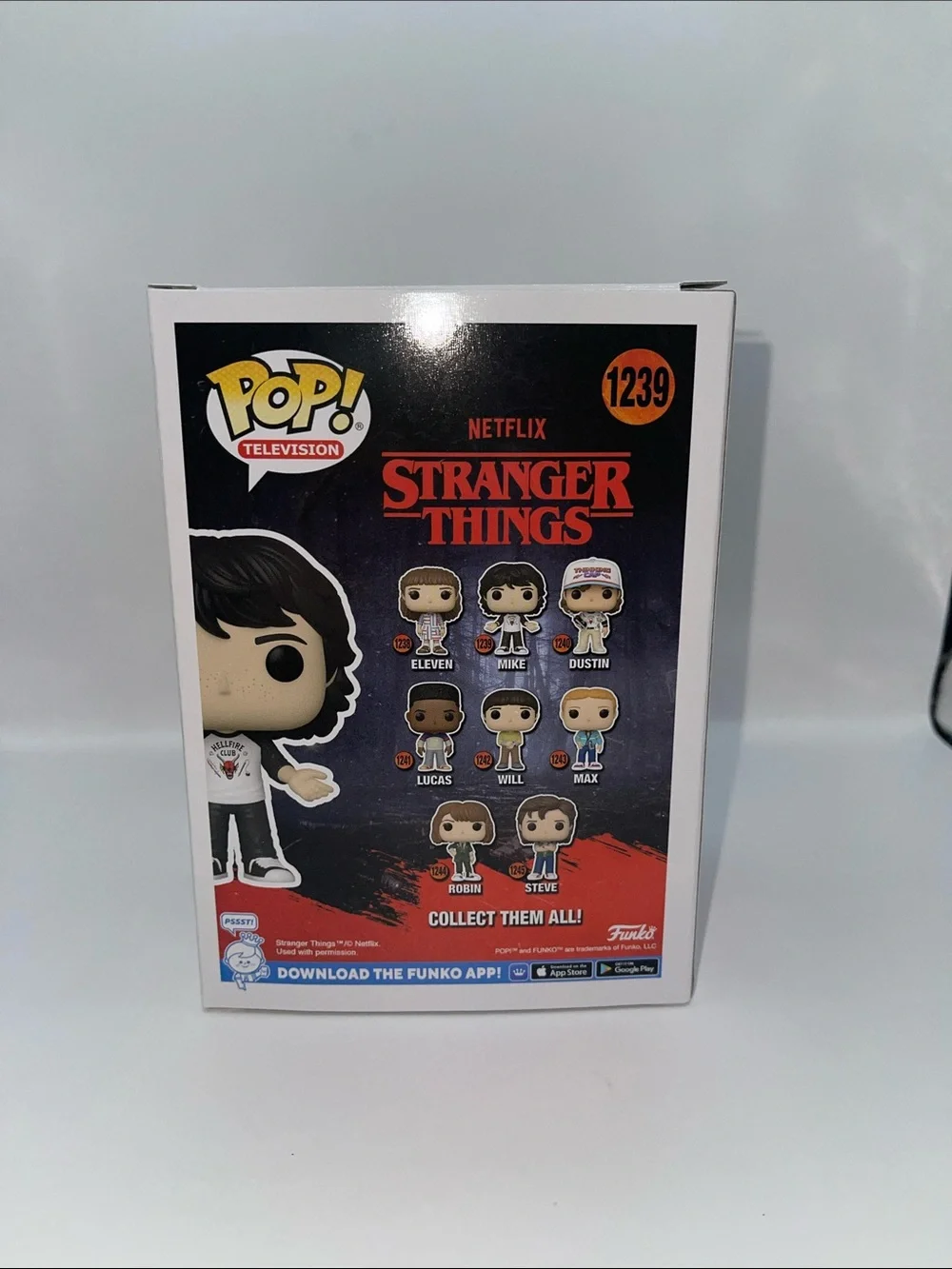 Funko Pop! Stranger Things Mike - White Shirt with Black Hair